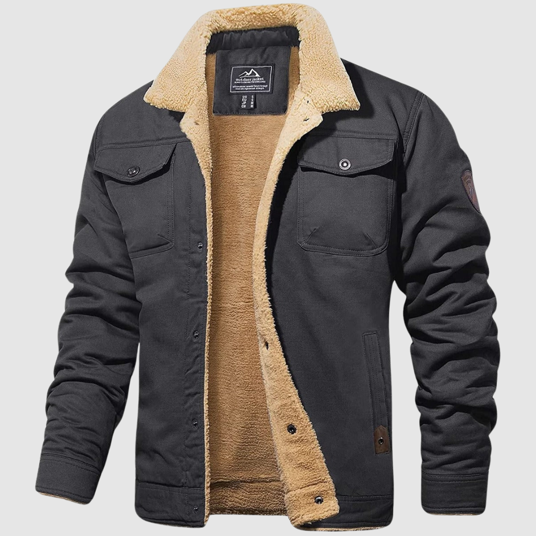Lervaine® | Rugged Men's Bomber Jacket