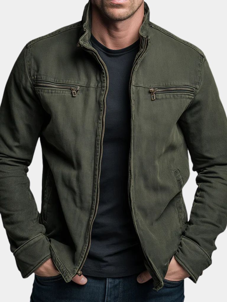 Valmont Vintage Olive Green Field Jacket