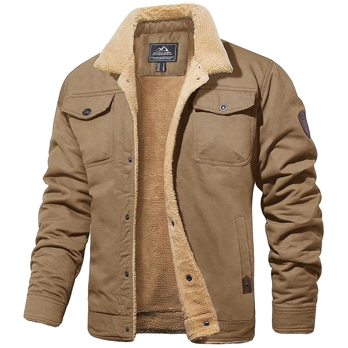 Lervaine® | Rugged Men's Bomber Jacket