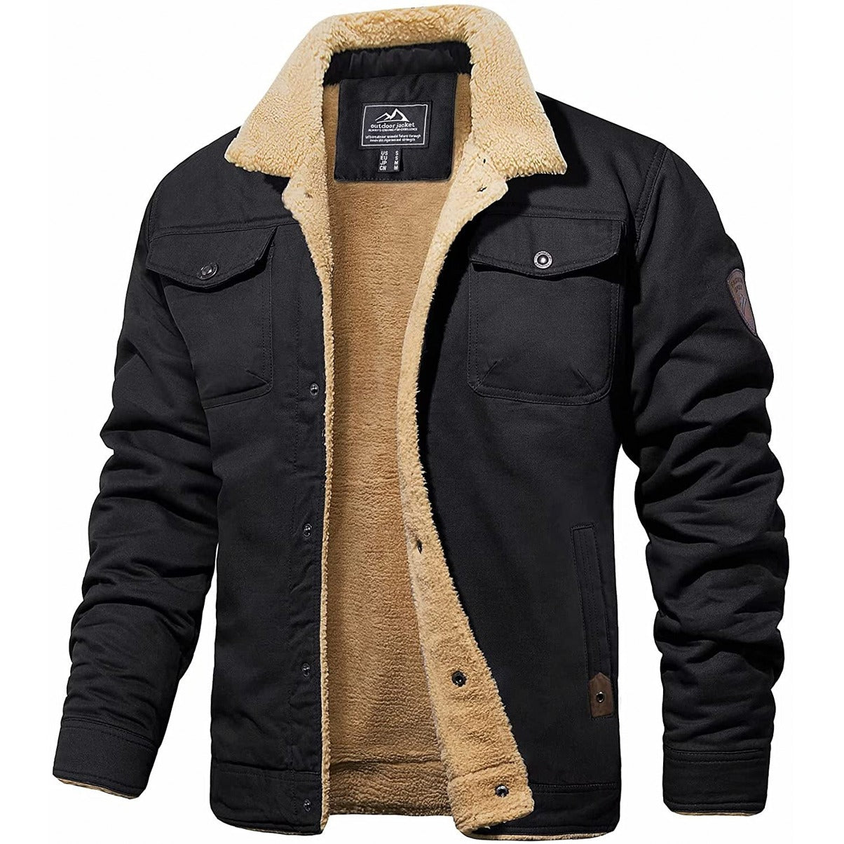 Lervaine® | Rugged Men's Bomber Jacket