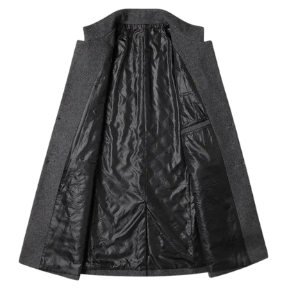Lervaine® | Cashmere Wool Men's Trench Coat