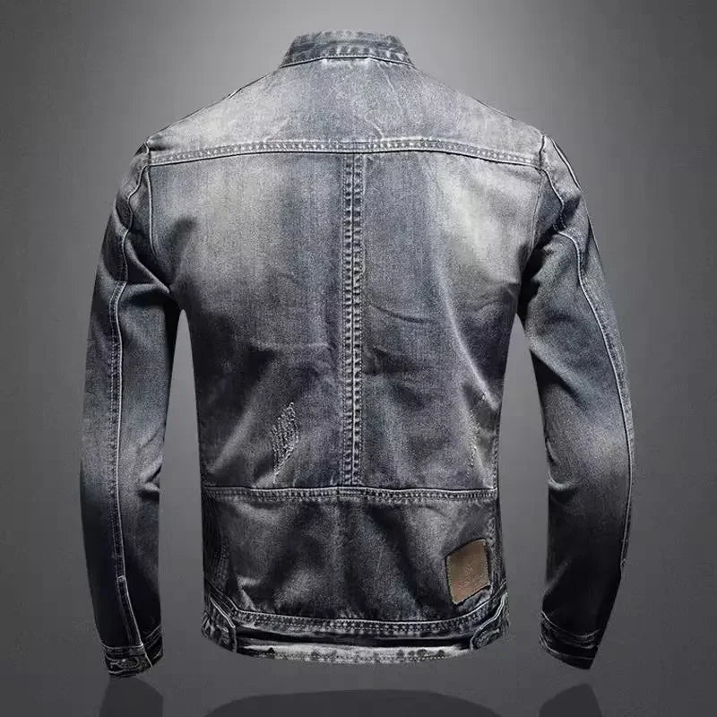 Lervaine® | Motorcycle Denim Jacket