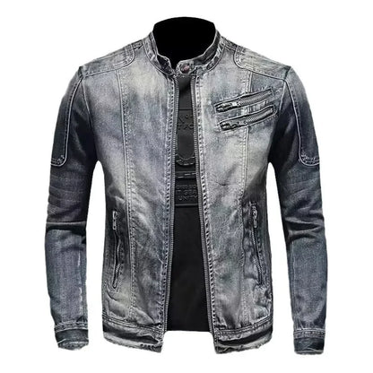 Lervaine® | Motorcycle Denim Jacket