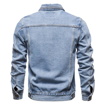 Lervaine® | Denim Motorcycle Jacket