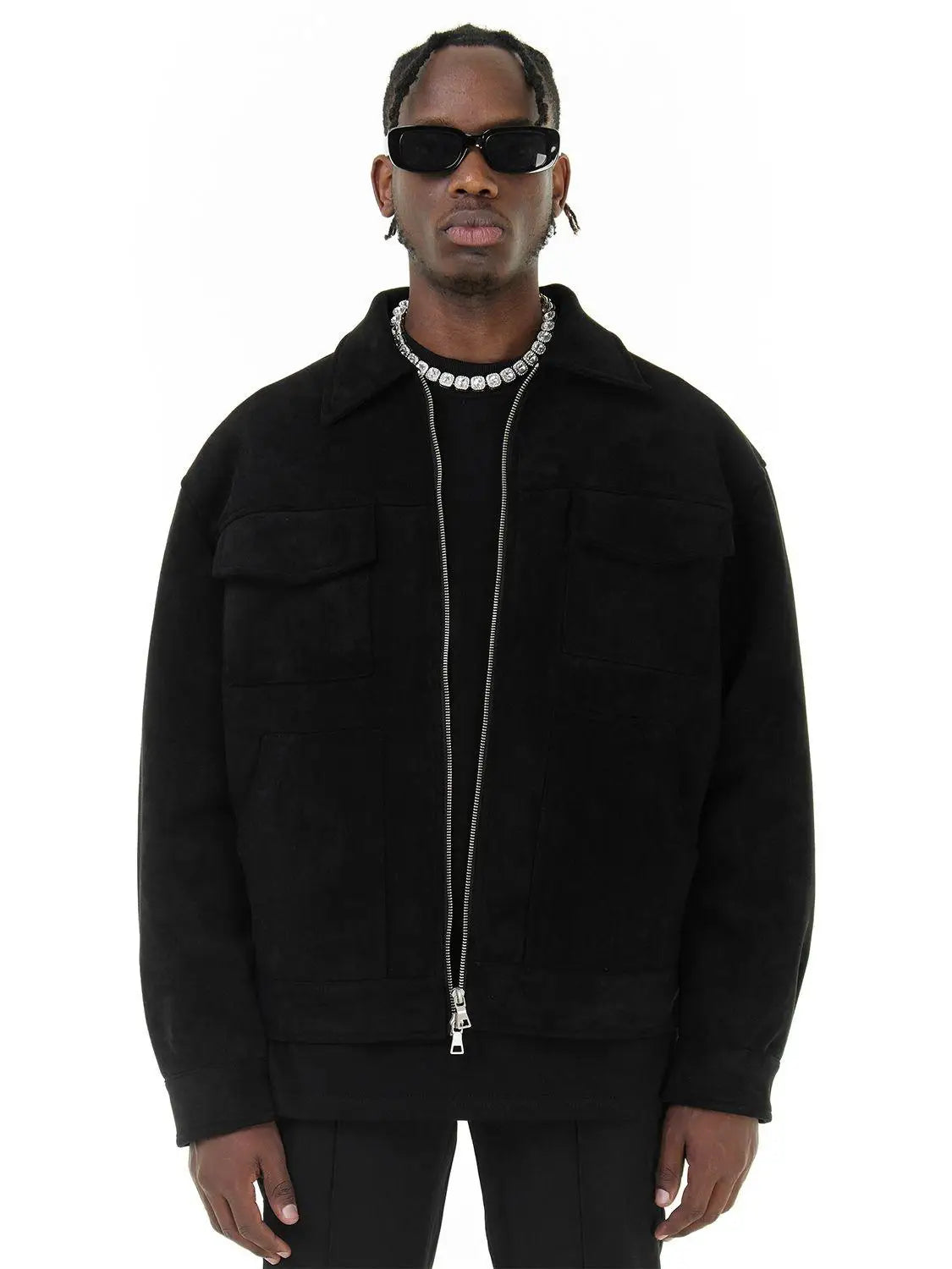 Lervaine® | Suede Oversized Jacket