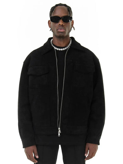 Lervaine® | Suede Oversized Jacket