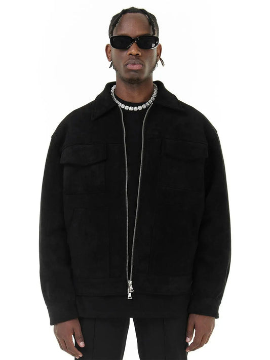 Lervaine® | Suede Oversized Jacket