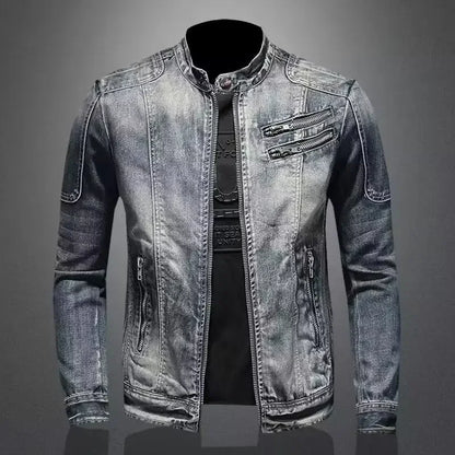 Lervaine® | Motorcycle Denim Jacket