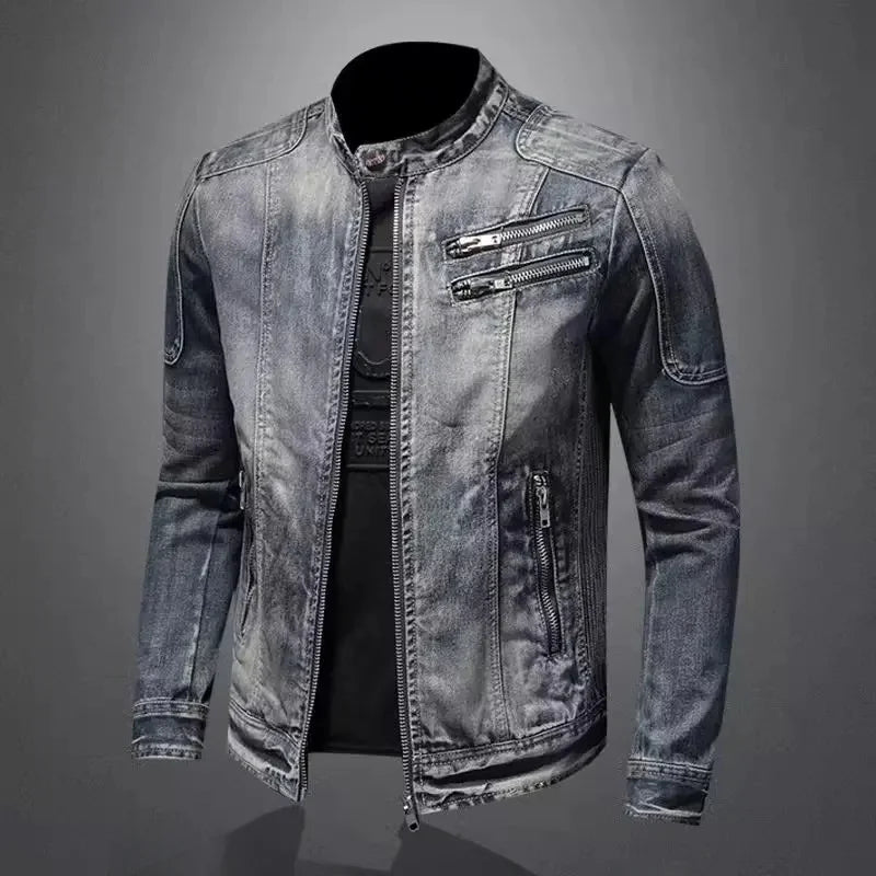 Lervaine® | Motorcycle Denim Jacket