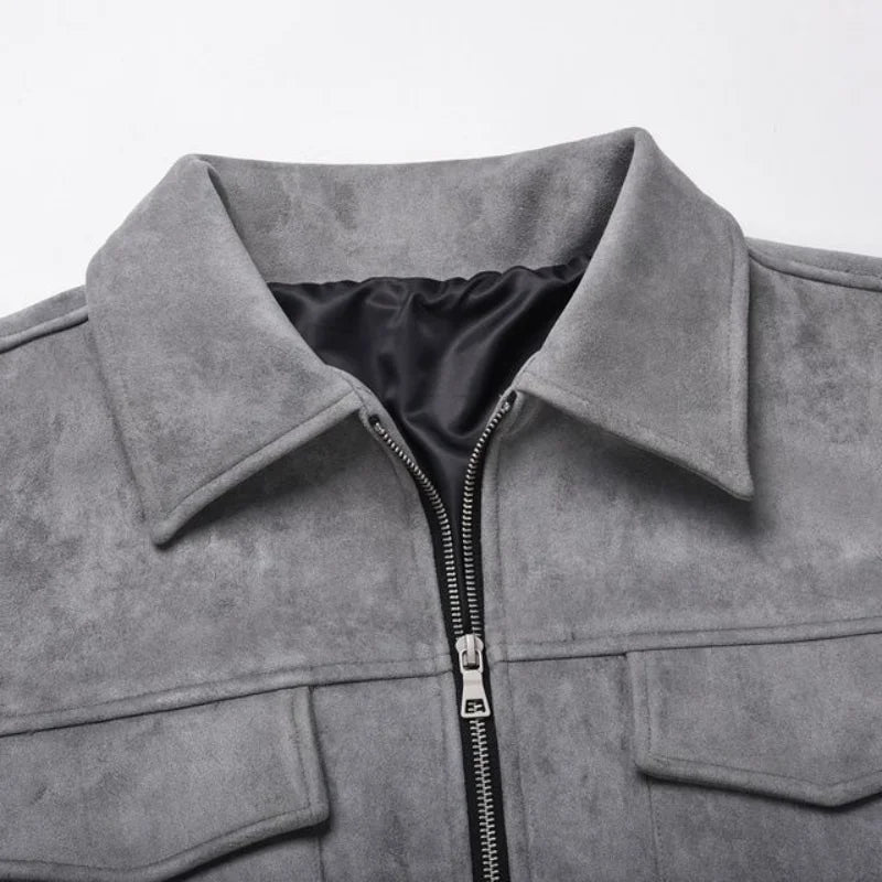 Lervaine® | Suede Oversized Jacket