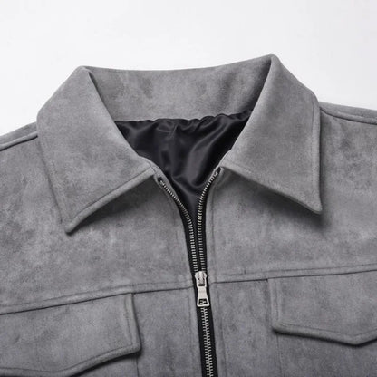Lervaine® | Suede Oversized Jacket