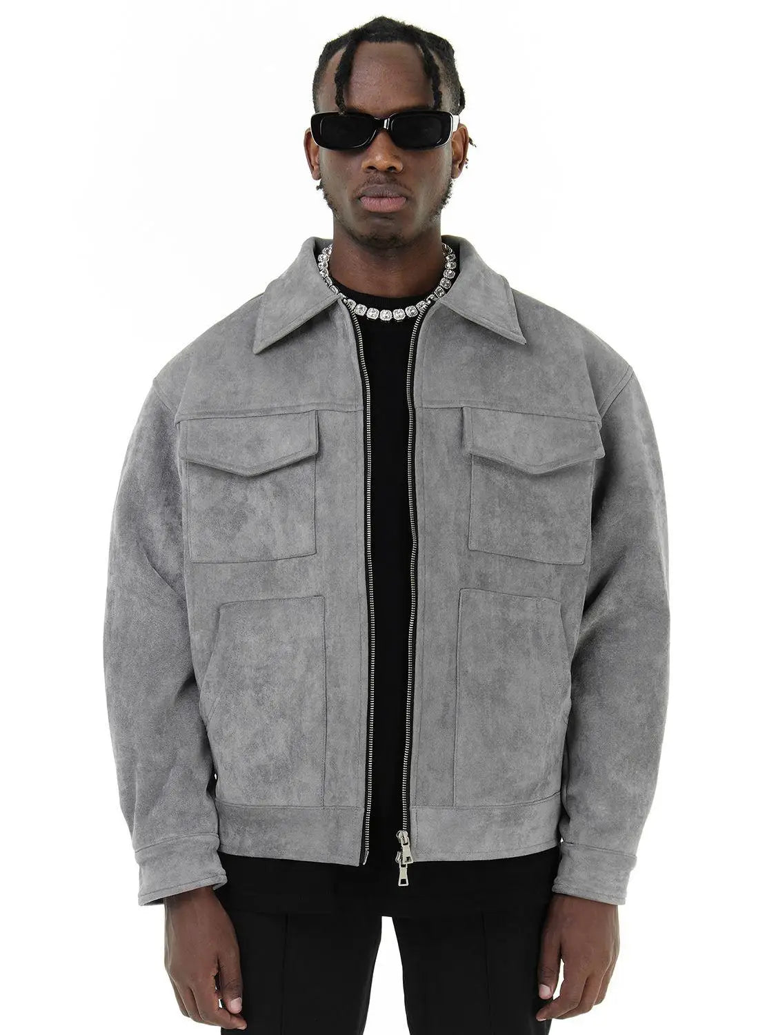 Lervaine® | Suede Oversized Jacket
