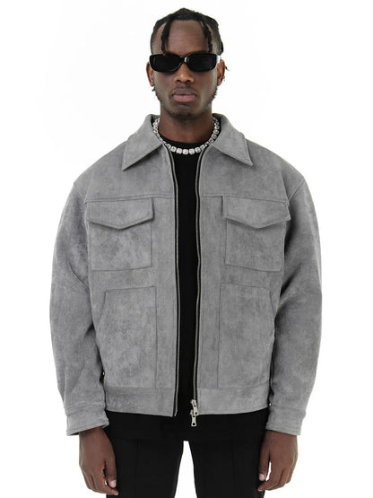 Lervaine® | Suede Oversized Jacket