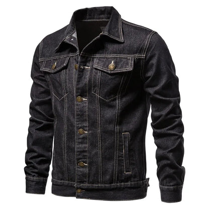 Lervaine® | Denim Motorcycle Jacket