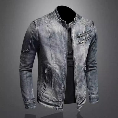 Lervaine® | Motorcycle Denim Jacket