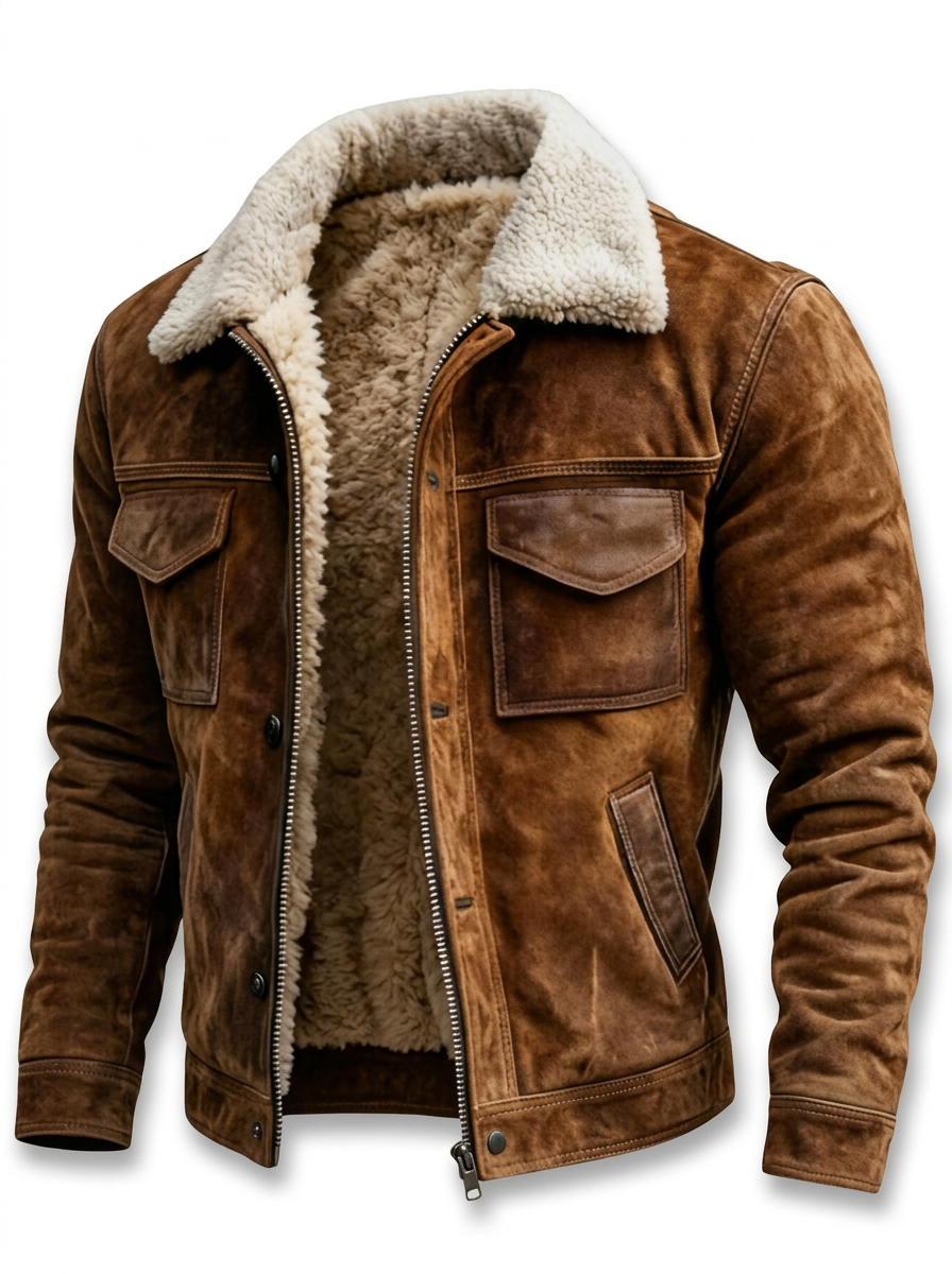 Lervaine® | Sherpa Leather Jacket