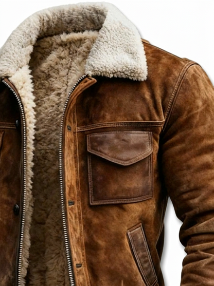 Lervaine® | Sherpa Leather Jacket