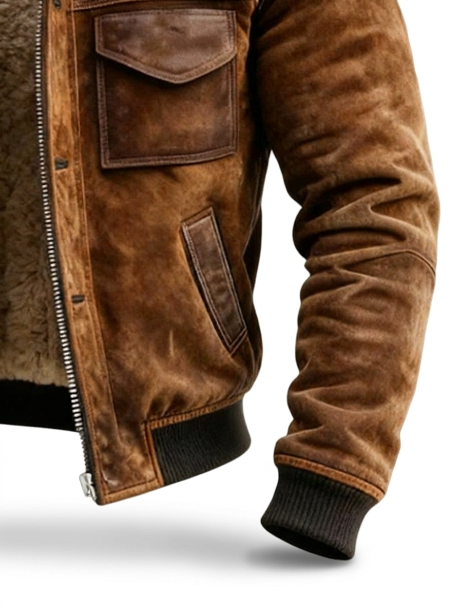 Lervaine® | Sherpa Leather Jacket