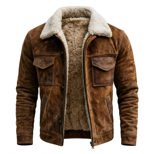 Lervaine® | Sherpa Leather Jacket