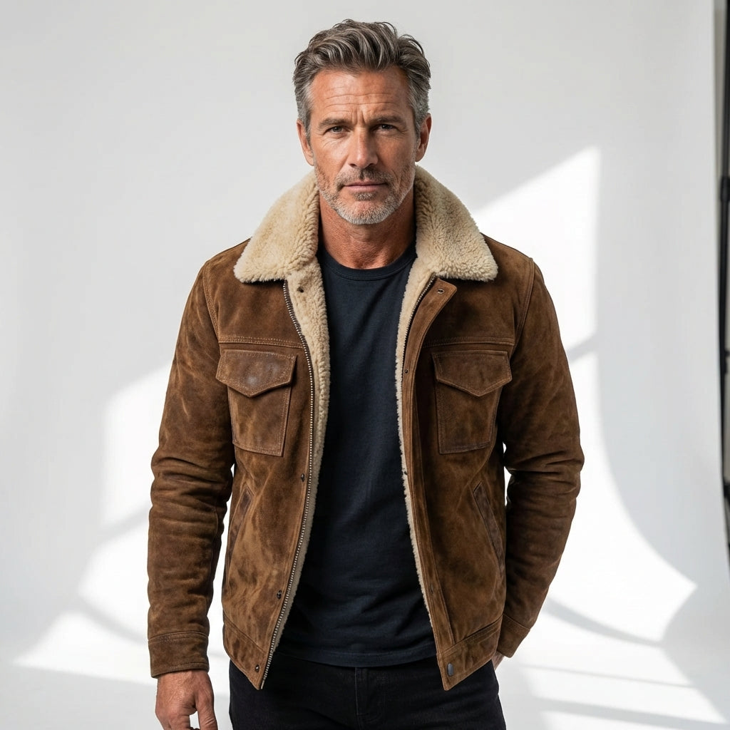 Lervaine® | Sherpa Leather Jacket