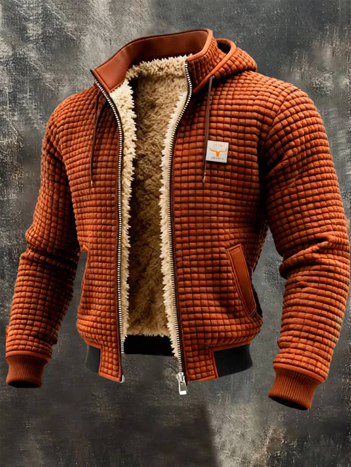 Lervaine® | Retro Jacket with Hood and Zip